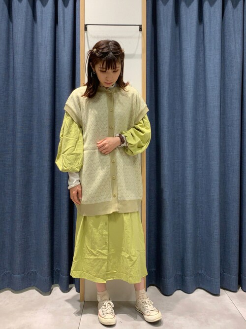 さ や か Samansa Mos2 Blue ギャラリエアピタ知立 Samansa Mos2 Blueのベストを使ったコーディネート Wear