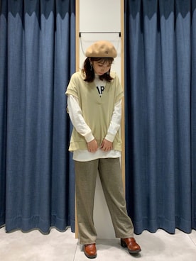 さ や か  ☺︎さん（レディース・160cm）の秋コーディネート