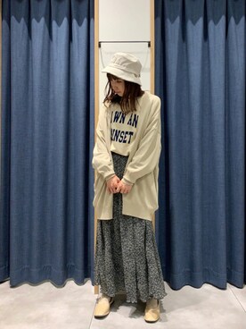 「カシュクール」｜「アイテム（その他）」を使った、さ や か  ☺︎さん（レディース・160cm）の秋コーディネート