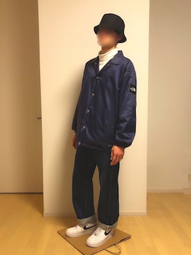 「大学生」｜「アイテム（ナイロンジャケット）」を使った、UTAさん（メンズ・173cm）の秋コーディネート