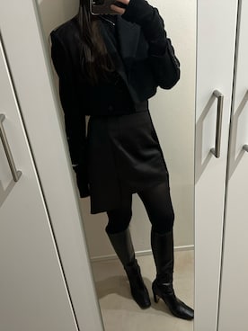 「ACYM（アシーム）のアイテム」を使った、ななみ。さん（レディース・164cm）の冬コーディネート