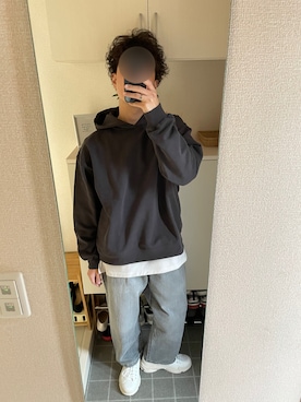 「shiki tokyo（シキトウキョウ）のアイテム（スニーカー）」を使った、tomoさん（メンズ・172cm）の春コーディネート