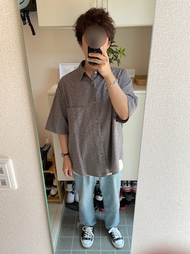 「LHME（エルエイチエムイー）のアイテム（アクセサリー）」を使った、tomoさん（メンズ・173cm）の夏コーディネート