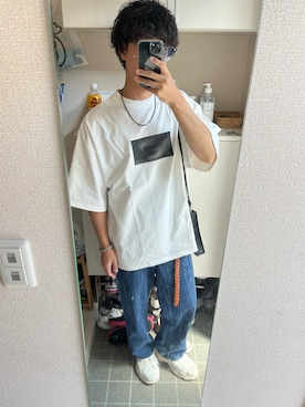 「LHME（エルエイチエムイー）のアイテム（アクセサリー）」を使った、tomoさん（メンズ・173cm）の夏コーディネート