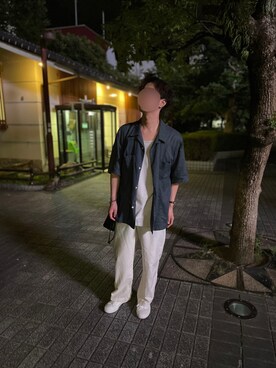 「LHME（エルエイチエムイー）のアイテム（アクセサリー）」を使った、tomoさん（メンズ・173cm）の夏コーディネート