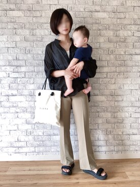 くつまるさん（レディース・161cm）の秋コーディネート