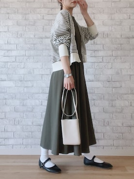 「カンフーシューズ」｜くつまるさん（レディース・161cm・30代）の冬コーディネート