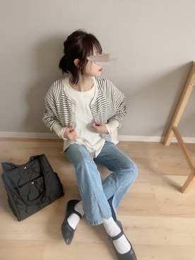 「カンフーシューズ」｜くつまるさん（レディース・161cm・30代）の冬コーディネート