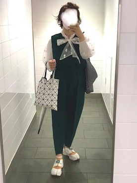 「PLEATS PLEASE（プリーツプリーズ）のアイテム（オールインワン・サロペット）」を使った、ladybugさん（レディース・170cm）の夏コーディネート