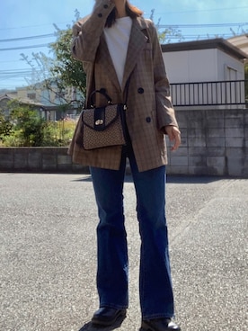 kannaさん（レディース・159cm）の秋コーディネート