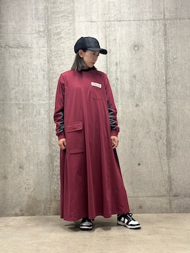 「AVIREX（アヴィレックス）のアイテム（ワンピース/ドレス）」を使った、Mizukiさん（レディース・158cm）の秋コーディネート