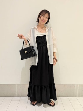 「アイテム（ワンピース/ドレス）」を使った、kazuponさん（レディース・153cm・30代）の夏コーディネート