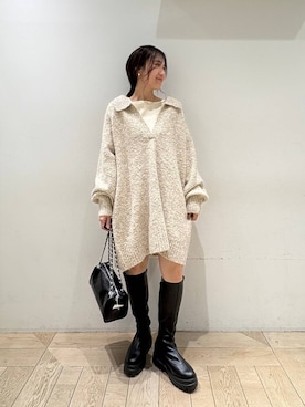 「アイテム（ワンピース）」を使った、kazuponさん（レディース・153cm・30代）の秋コーディネート