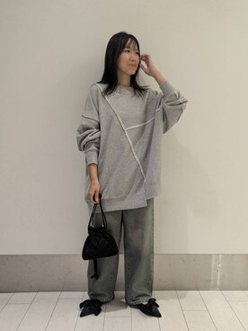 「アイテム（スウェット）」を使った、kazuponさん（レディース・153cm・30代）の秋コーディネート