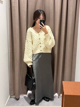 「アイテム（スカート）」を使った、kazuponさん（レディース・153cm・30代）の秋コーディネート