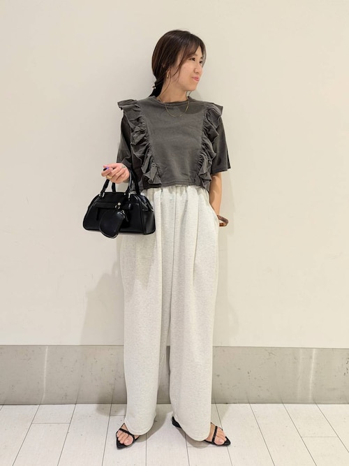 まーりちゃ セール】ピグメントショートフリルSS 323099（Tシャツ