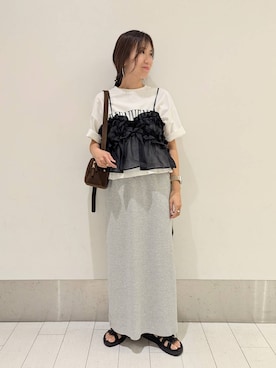 「アイテム（キャミソール）」を使った、kazuponさん（レディース・153cm・30代）の夏コーディネート