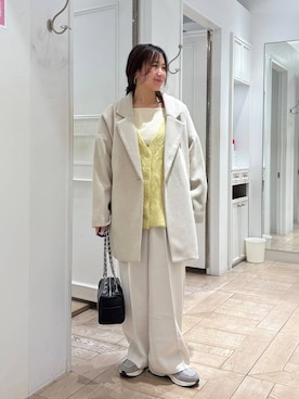 「アイテム（カーディガン/ボレロ）」を使った、kazuponさん（レディース・153cm・30代）の冬コーディネート