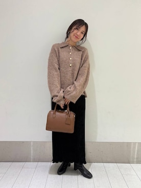 「アイテム（ピアス（両耳用））」を使った、kazuponさん（レディース・153cm・30代）の秋コーディネート