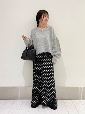 「アイテム（ピアス（両耳用））」を使った、kazuponさん（レディース・153cm・30代）の秋コーディネート
