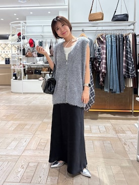 「アイテム（ボストンバッグ）」を使った、kazuponさん（レディース・153cm・30代）の夏コーディネート
