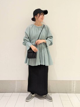 「アイテム（キャップ）」を使った、kazuponさん（レディース・153cm・20代）の春コーディネート