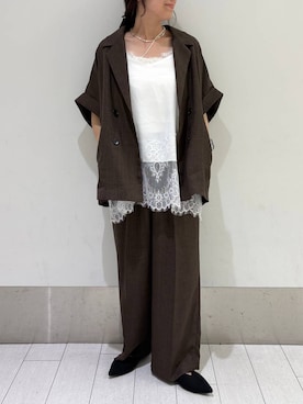 「LOWRYS FARM」｜kazuponさん（レディース・153cm）の春コーディネート