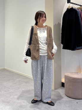 「アイテム（その他アウター）」を使った、kazuponさん（レディース・153cm）の秋コーディネート