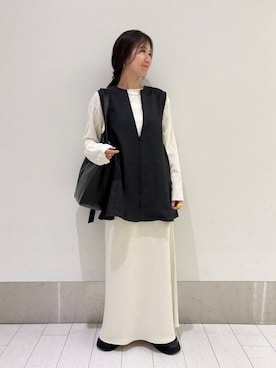 「アイテム（ピアス（両耳用））」を使った、kazuponさん（レディース・153cm・30代）の秋コーディネート