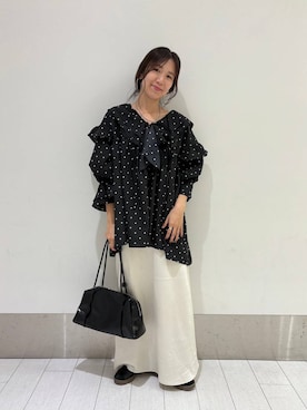 「アイテム（ピアス（両耳用））」を使った、kazuponさん（レディース・153cm・30代）の秋コーディネート