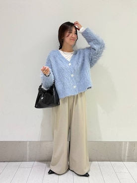 「アイテム（チョーカー）」を使った、kazuponさん（レディース・153cm・30代）の冬コーディネート