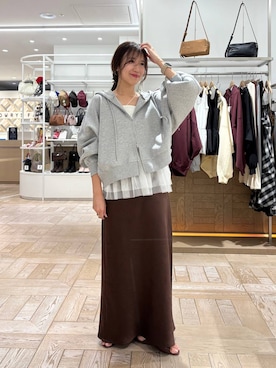 「アイテム（タンクトップ）」を使った、kazuponさん（レディース・153cm・30代）の夏コーディネート