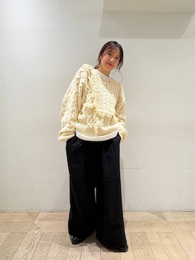 「アイテム（ポロシャツ）」を使った、kazuponさん（レディース・153cm）の秋コーディネート