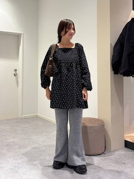 「LOWRYS FARM（ローリーズファーム）のアイテム（ハンドバッグ）」を使った、kazuponさん（レディース・153cm）の秋コーディネート