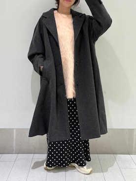 「大人女子カジュアル_LOWRYS FARM」｜kazuponさん（レディース・153cm）の冬コーディネート