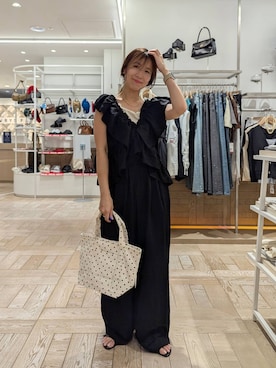 「アイテム（オールインワン・サロペット）」を使った、kazuponさん（レディース・153cm・30代）の秋コーディネート