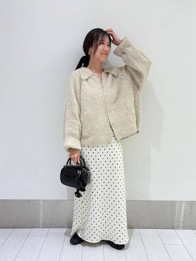 「アイテム（ジャケット/アウター）」を使った、kazuponさん（レディース・153cm・30代）の秋コーディネート