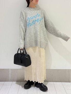 「アイテム（チョーカー）」を使った、kazuponさん（レディース・153cm・30代）の秋コーディネート