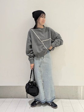 「アイテム（スウェット）」を使った、kazuponさん（レディース・153cm・30代）の秋コーディネート