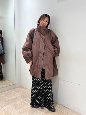 「アイテム（ブルゾン）」を使った、kazuponさん（レディース・153cm・30代）の秋コーディネート