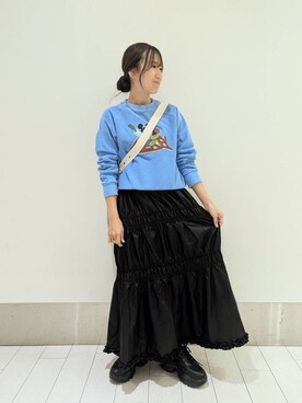 「アイテム（スウェット）」を使った、kazuponさん（レディース・153cm・30代）の夏コーディネート