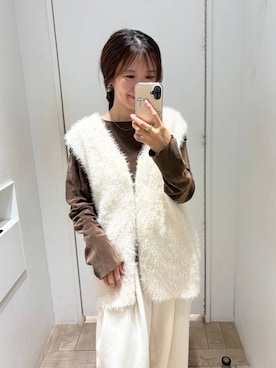 「アイテム（アクセサリー）」を使った、kazuponさん（レディース・153cm・30代）の秋コーディネート
