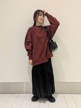 「アイテム（スウェット）」を使った、kazuponさん（レディース・153cm・30代）の秋コーディネート