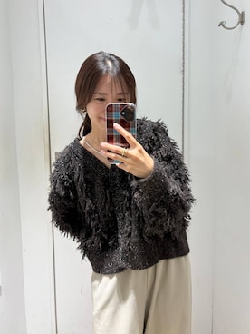 「アイテム（カーディガン/ボレロ）」を使った、kazuponさん（レディース・153cm・30代）の秋コーディネート