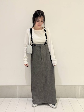 「アイテム（ワンピース/ドレス）」を使った、kazuponさん（レディース・153cm・30代）の春コーディネート