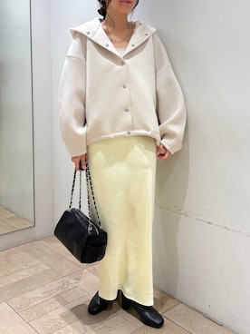 「アイテム（ブルゾン）」を使った、kazuponさん（レディース・153cm・30代）の冬コーディネート