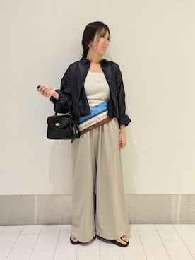 「アイテム（財布/小物）」を使った、kazuponさん（レディース・153cm）の夏コーディネート