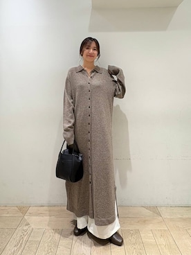 「アイテム（ワンピース）」を使った、kazuponさん（レディース・153cm・30代）の秋コーディネート