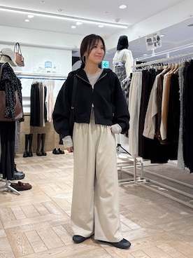 「アイテム（パーカー）」を使った、kazuponさん（レディース・153cm・30代）の秋コーディネート