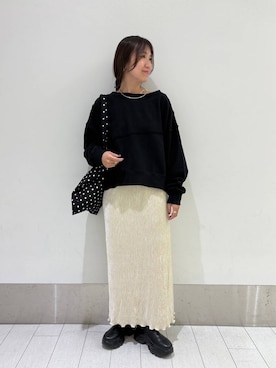 「アイテム（スカート）」を使った、kazuponさん（レディース・153cm・30代）の秋コーディネート